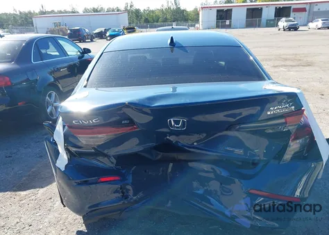 2025 Honda Civic Hybrid Sport/Sport Touring z USA, uszkodzony, nr VIN 2HGFE4F85SH341703